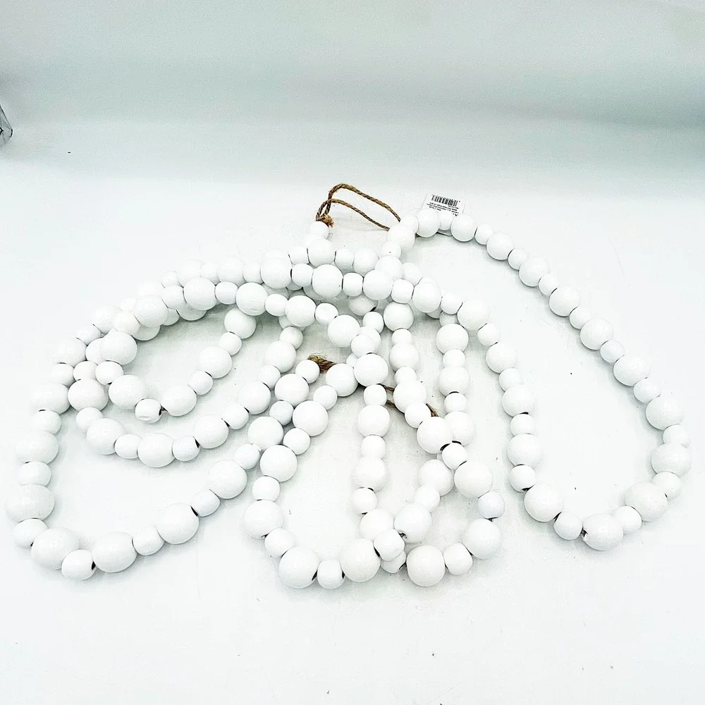 RAZ Imports‎ Wood Bead Garland 96